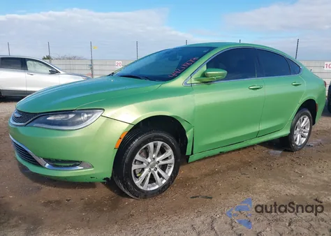 2017 Chrysler 200 Limited Platinum z USA, uszkodzony, nr VIN 1C3CCCAB7HN504487